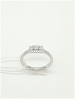 Anello Mirco Visconti Donna Anelli 3 Pietre in Oro bianco Diamante 0.26 Ct BR19/EB4-15 - BR19/EB4-15